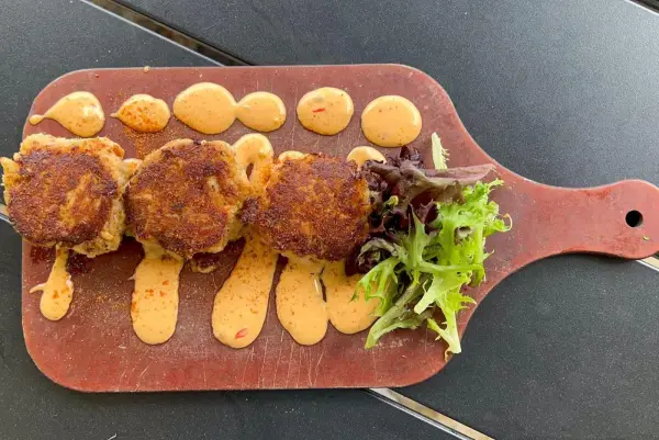 Holy Trinity Crab Cakes
